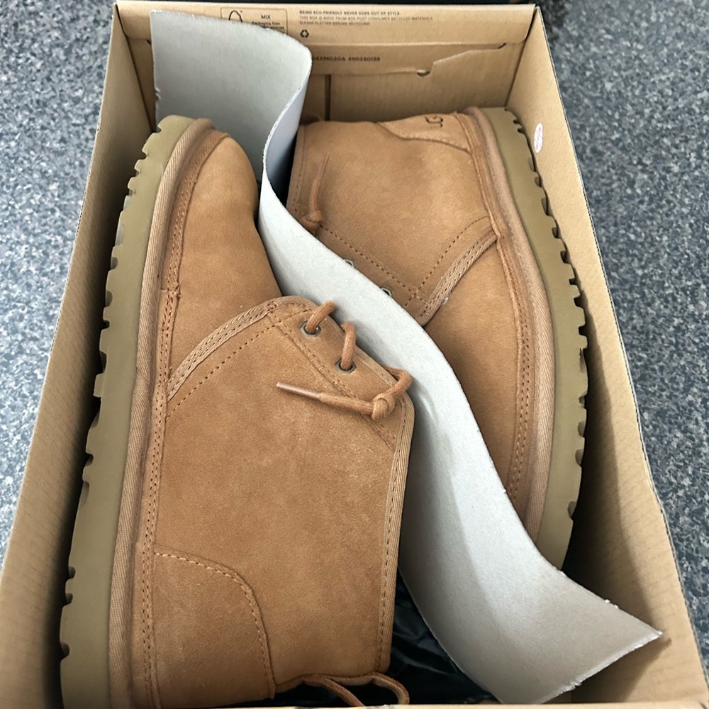 UGG Chestnut Boots with Shearling Lining